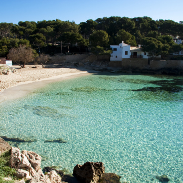 Picture of one of the beaches of Cala Ratjada